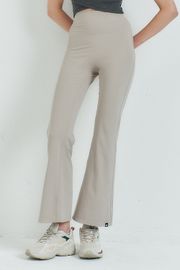 Cielcoco CLWP9159 Relaxing Flare Pants_  DEEP BEIGE _  Made in Korea